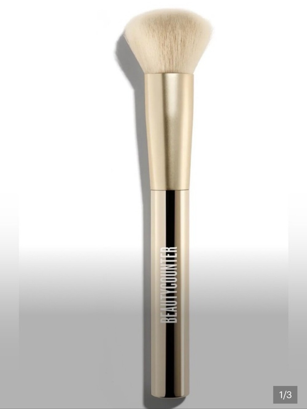 Beautycounter Cream Bronzer Brush with Gold Handle for Makeup - Bundle 4/$25